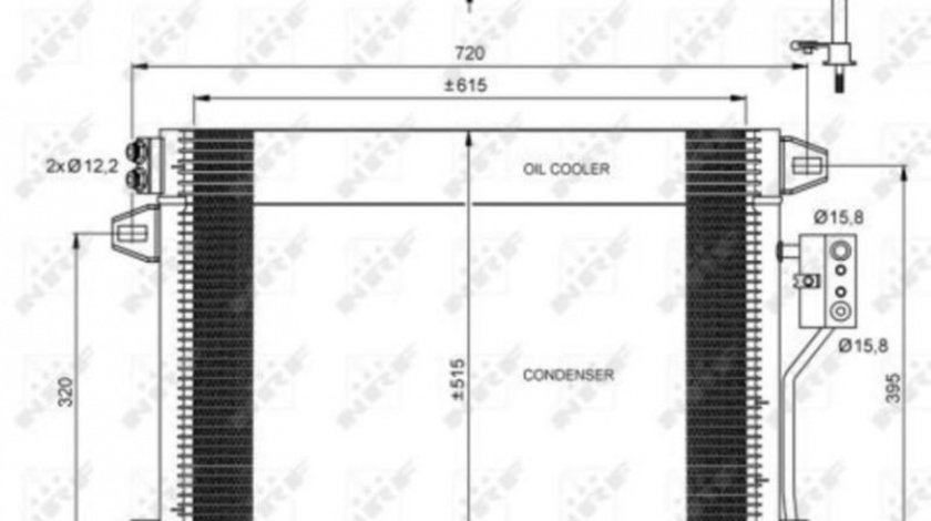 Condensator, climatizare Chrysler GRAND VOYAGER V (RT) 2007-2016 #2 07005106