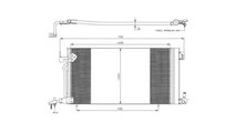 Condensator, climatizare Citroen XSARA (N1) 1997-2...