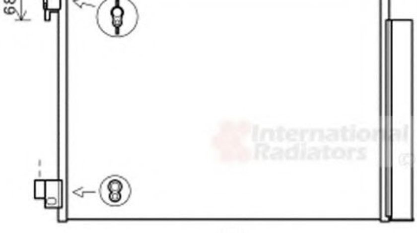 Condensator, climatizare DACIA DOKKER (2012 - 2016) VAN WEZEL 15005011 piesa NOUA