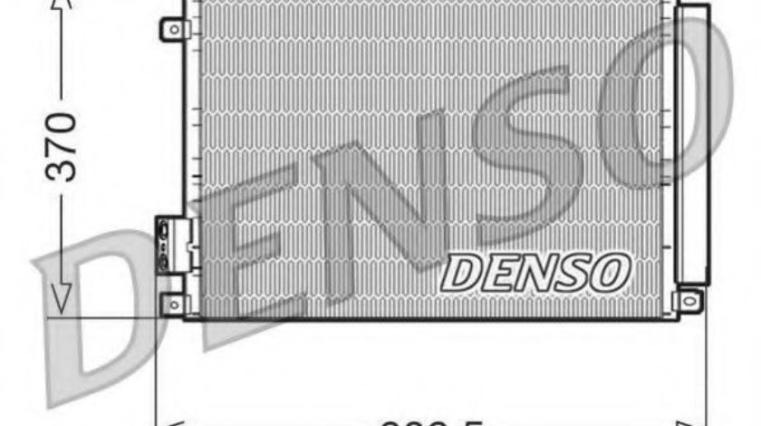 Condensator, climatizare FIAT 500 (312) (2007 - 2016) DENSO DCN09045 piesa NOUA