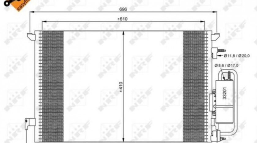 Condensator, climatizare Fiat CROMA (194) 2005-2016 #2 08072024