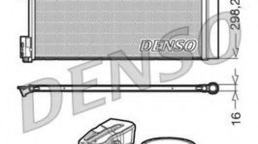 Condensator, climatizare FIAT LINEA (323) (2007 - 2016) DENSO DCN13110 piesa NOUA