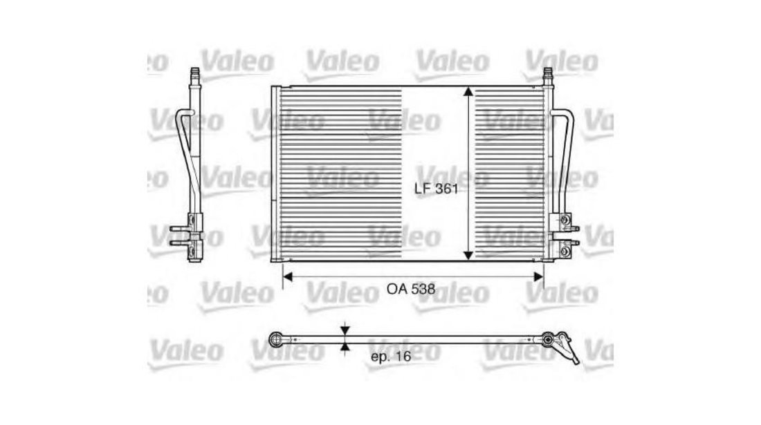 Condensator, climatizare Ford FIESTA V Van 2003-2016 #3 1011001025