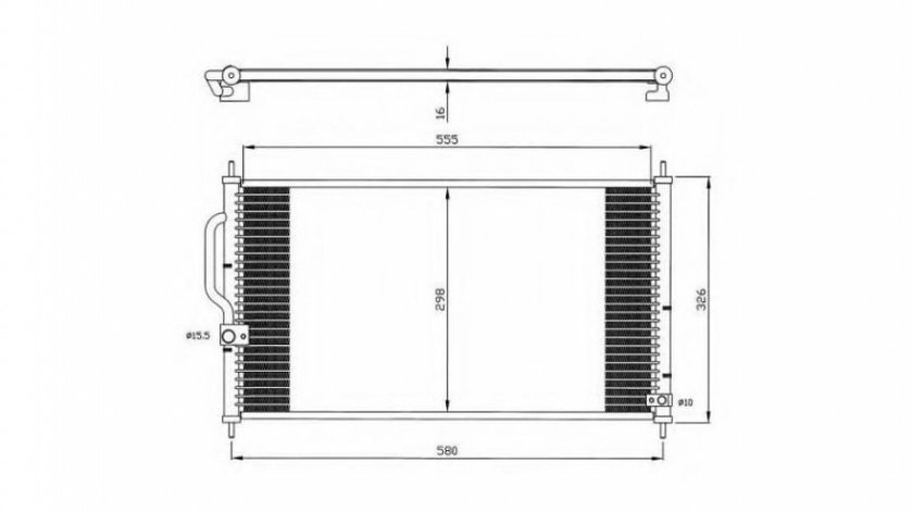 Condensator, climatizare Honda CR-V I (RD) 1995-2002 #2 08193006