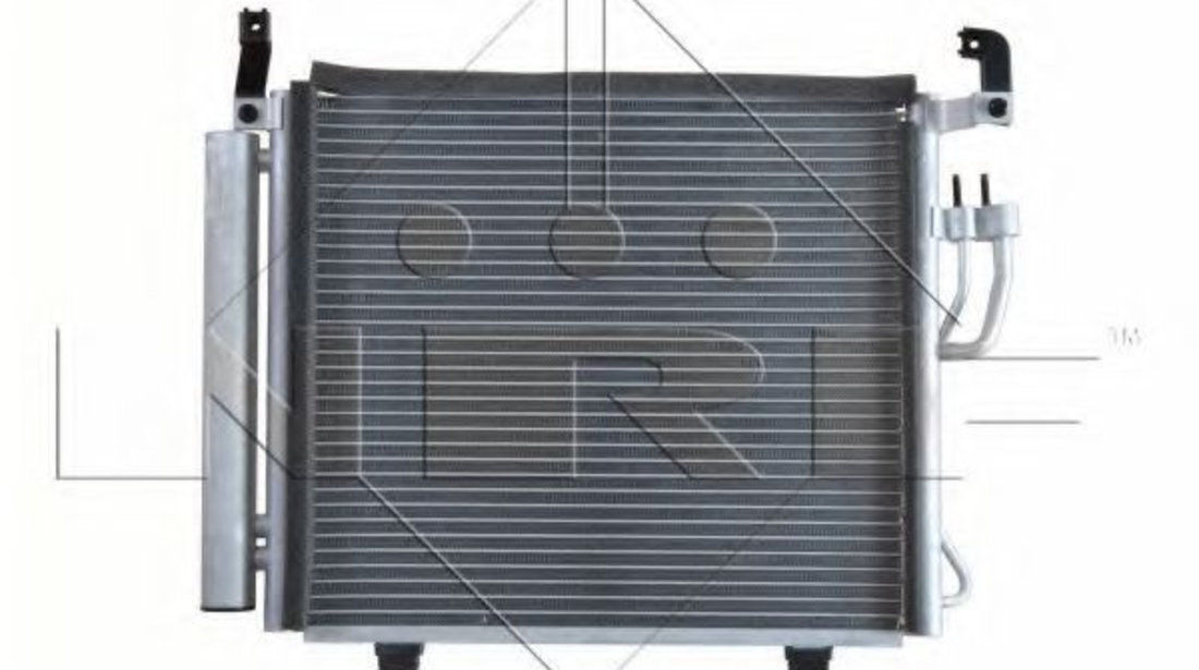 Condensator, climatizare HYUNDAI i10 (PA) (2007 - 2013) NRF 35993 piesa NOUA