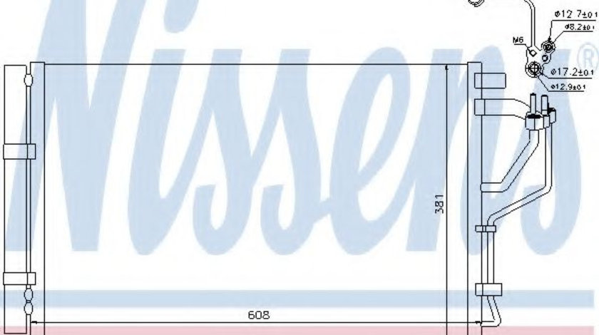 Condensator, climatizare HYUNDAI i30 CW (GD) (2012 - 2016) NISSENS 940268 piesa NOUA