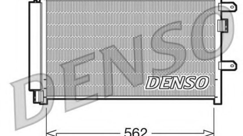 Condensator, climatizare IVECO DAILY III platou / sasiu (1999 - 2006) DENSO DCN12003 piesa NOUA