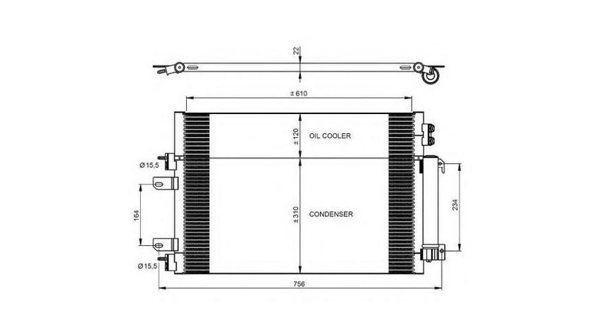 Condensator, climatizare Jeep COMPASS (MK49) 2006-2016 #2 21005060