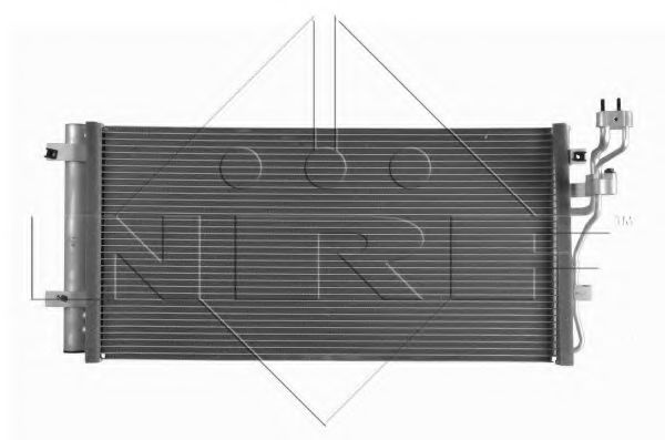Condensator, climatizare KIA MAGENTIS (MG) (2005 - 2016) NRF 350003 piesa NOUA