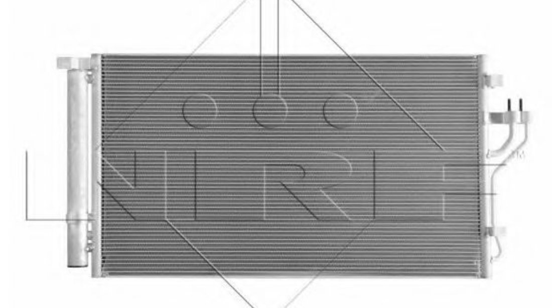 Condensator, climatizare KIA SPORTAGE (SL) (2009 - 2016) NRF 35998 piesa NOUA