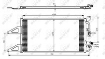 Condensator, climatizare Lancia Y (840A) 1995-2003...