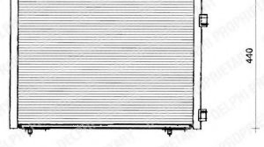 Condensator, climatizare LAND ROVER FREELANDER Soft Top (LN) (1998 - 2006) DELPHI TSP0225222 piesa NOUA