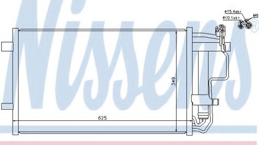 Condensator, climatizare MAZDA 3 Limuzina (BL) (2008 - 2016) NISSENS 940149 piesa NOUA