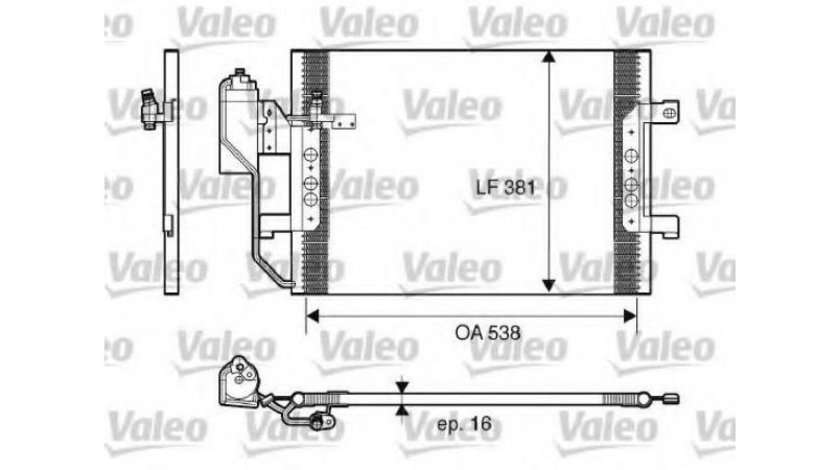 Condensator, climatizare Mercedes A-CLASS (W168) 1997-2004 #3 1685000854