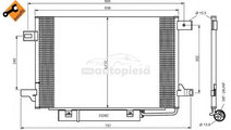 Condensator, climatizare MERCEDES A-CLASS (W169) (...