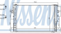 Condensator, climatizare MERCEDES A-CLASS (W176) (...