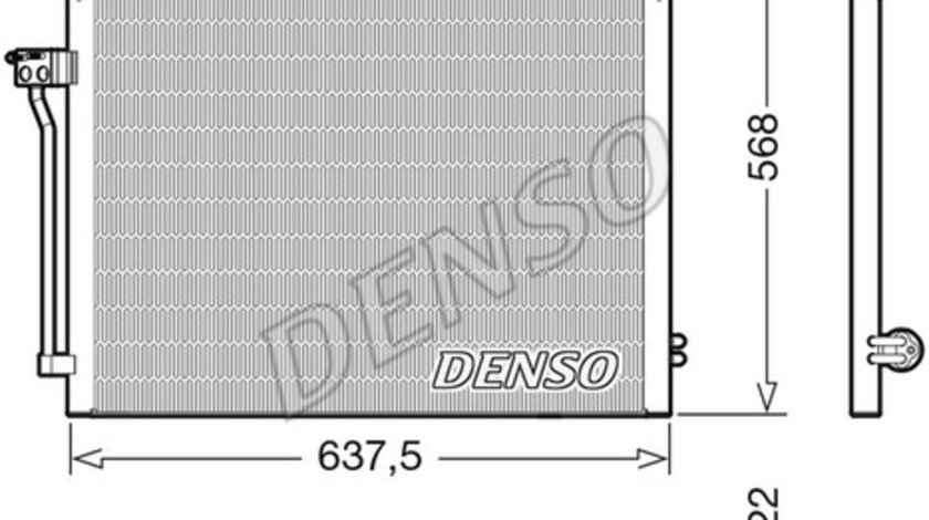 Condensator, climatizare MERCEDES-BENZ GLE (W166) DENSO DCN17058