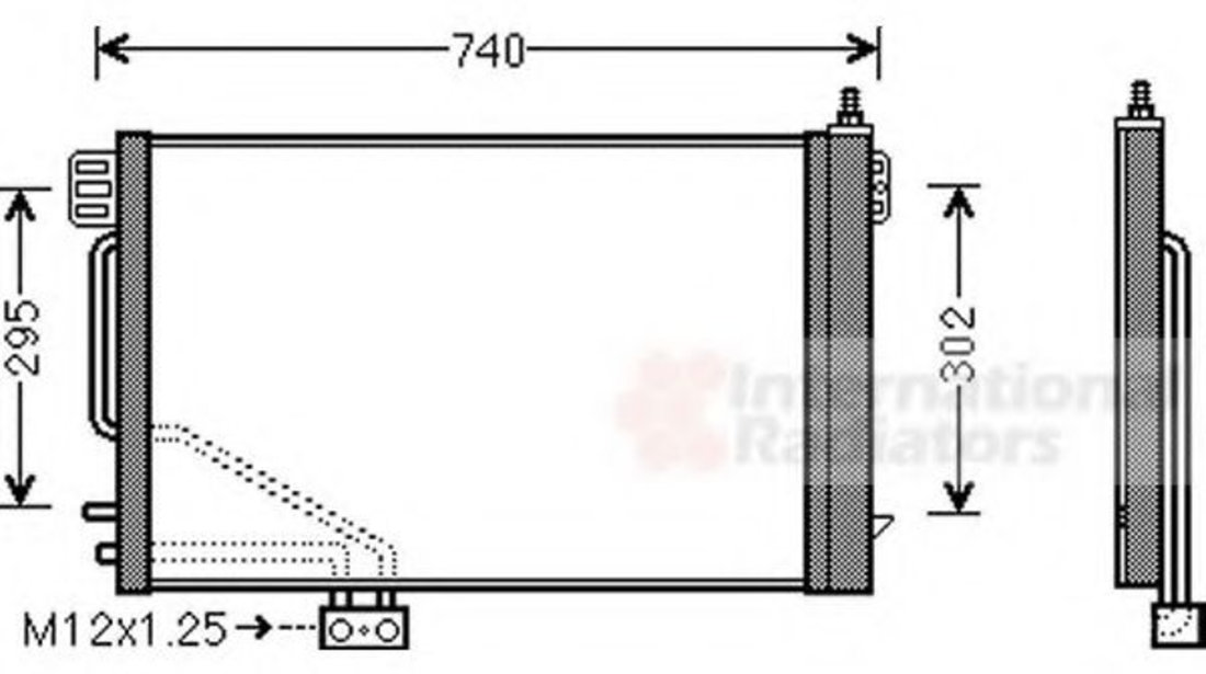 Condensator, climatizare MERCEDES C-CLASS Sportscoupe (CL203) (2001 - 2011) VAN WEZEL 30005200 piesa NOUA