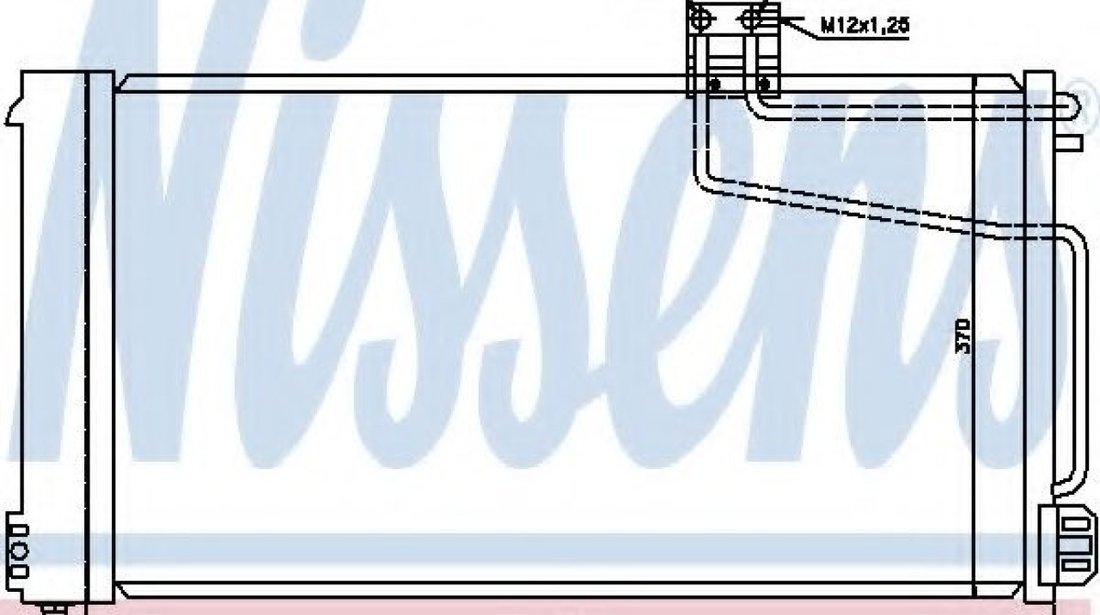 Condensator, climatizare MERCEDES CLK (C209) (2002 - 2009) NISSENS 94544 piesa NOUA