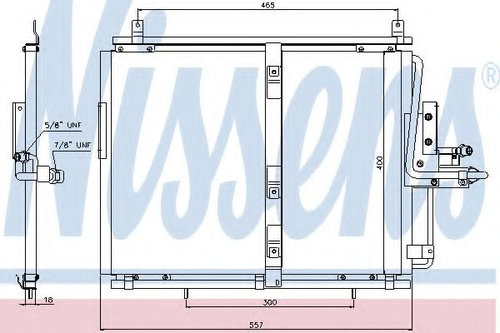 Condensator, climatizare MERCEDES E-CLASS Cupe (C124) (1993 - 1997) NISSENS 94377 piesa NOUA