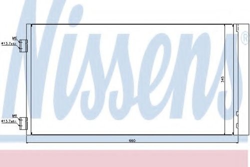 Condensator, climatizare MINI MINI Cupe (R58) (2011 - 2016) NISSENS 940204 piesa NOUA