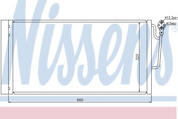 Condensator, climatizare MINI MINI (R56) (2006 - 2013) NISSENS 940118 piesa NOUA