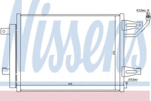 Condensator, climatizare MITSUBISHI COLT CZC Cabriolet (RG) (2006 - 2009) NISSENS 940067 piesa NOUA