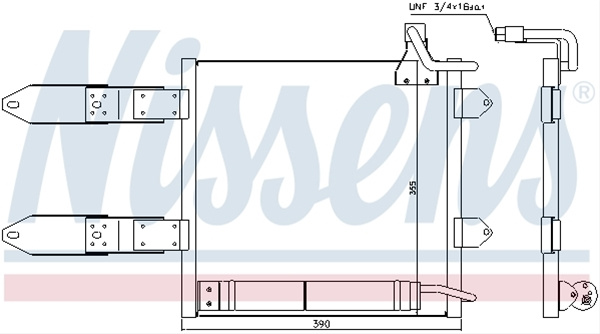 Condensator, Climatizare Nissens Seat 94443