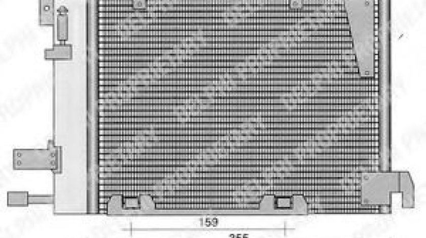 Condensator, climatizare OPEL ASTRA G Cupe (F07) (2000 - 2005) DELPHI TSP0225221 piesa NOUA