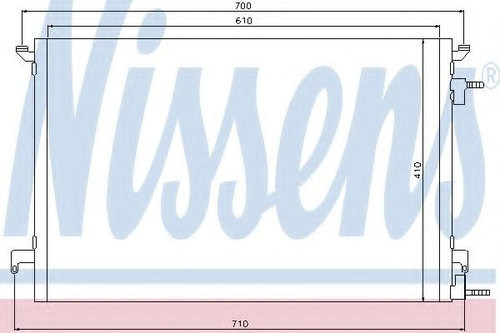Condensator, climatizare OPEL VECTRA C GTS (2002 - 2016) NISSENS 94852 piesa NOUA
