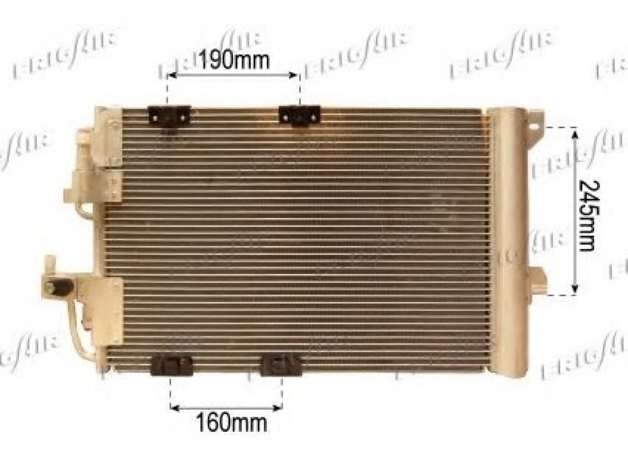 Condensator, climatizare OPEL ZAFIRA A (F75) (1999 - 2005) FRIGAIR 0807.2029 piesa NOUA