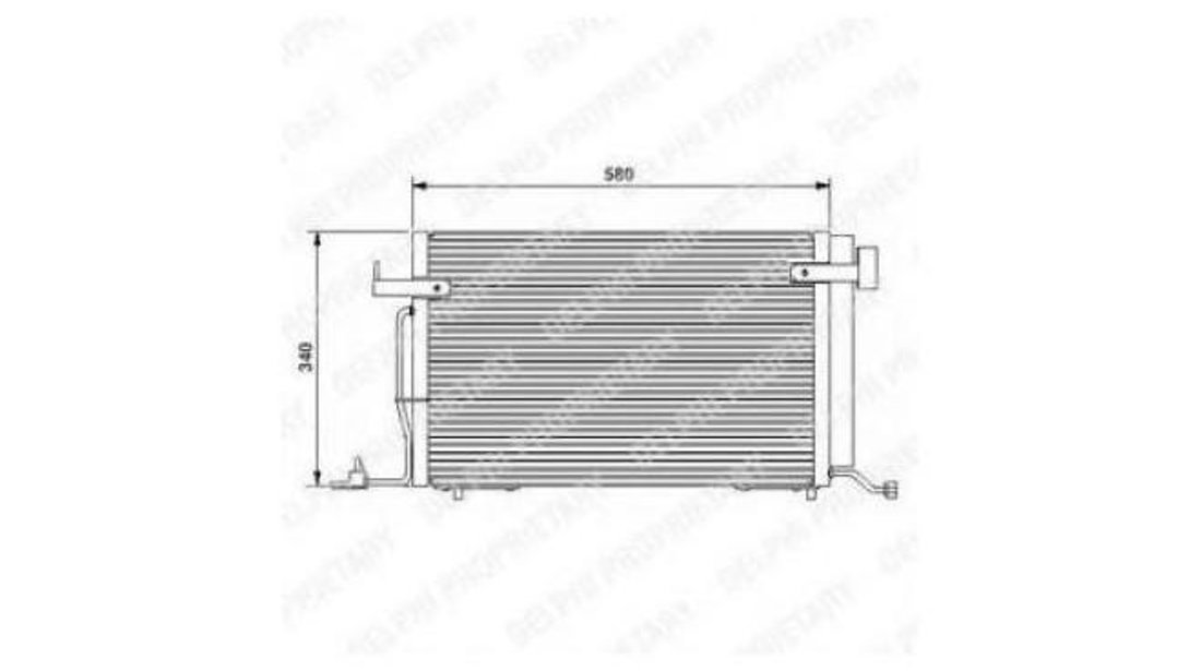 Condensator, climatizare Peugeot 306 Cabriolet (7D, N3, N5) 1994-2002 #2 8880400141