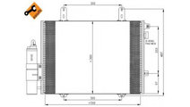 Condensator, climatizare Renault CLIO II caroserie...