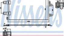 Condensator, climatizare RENAULT MASTER II platou ...