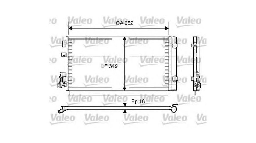 Condensator, climatizare Renault MEGANE III hatchback (BZ0_) 2008-2016 #3 814094