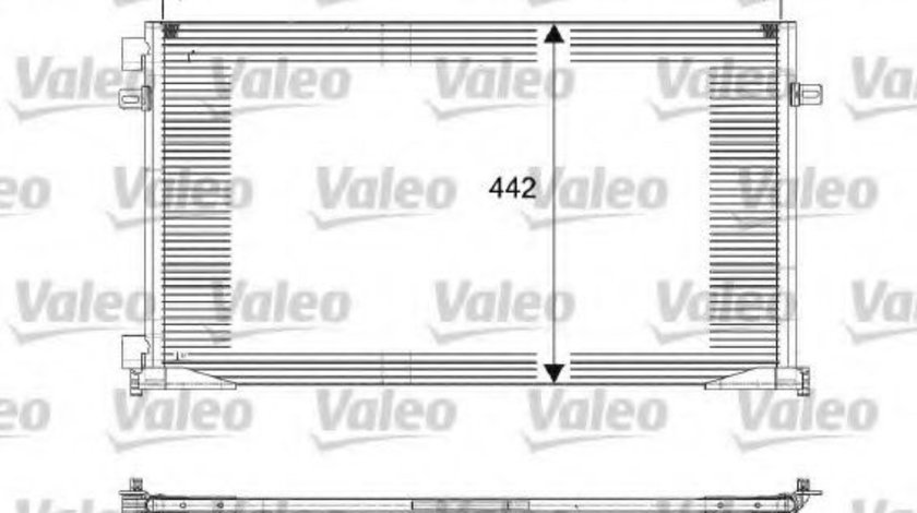 Condensator, climatizare RENAULT TRAFIC II bus (JL) (2001 - 2014) VALEO 817644 piesa NOUA