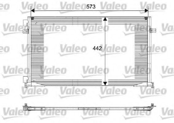 Condensator, climatizare RENAULT TRAFIC II caroserie (FL) (2001 - 2014) VALEO 817644 piesa NOUA