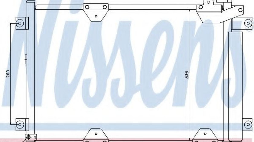 Condensator, climatizare SUZUKI GRAND VITARA I (FT) (1998 - 2005) NISSENS 94892 piesa NOUA