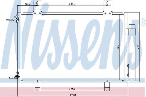 Condensator, climatizare SUZUKI SWIFT III (MZ, EZ) (2005 - 2016) NISSENS 940057 piesa NOUA