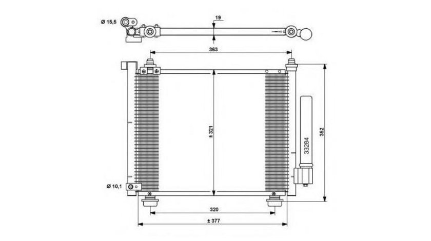 Condensator, climatizare Suzuki Wagon R (2000->)[MM] #2 08072036