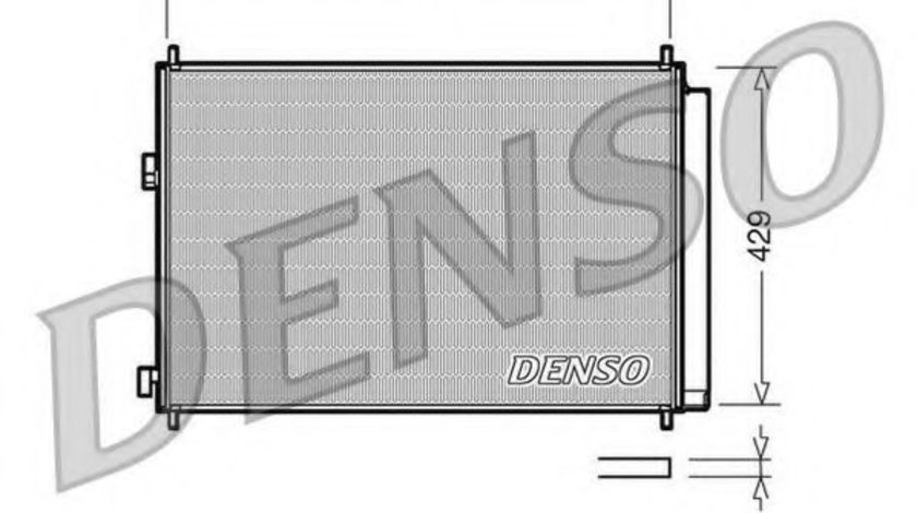 Condensator, climatizare TOYOTA RAV 4 III (ACA3, ACE, ALA3, GSA3, ZSA3) (2005 - 2016) DENSO DCN50030 piesa NOUA