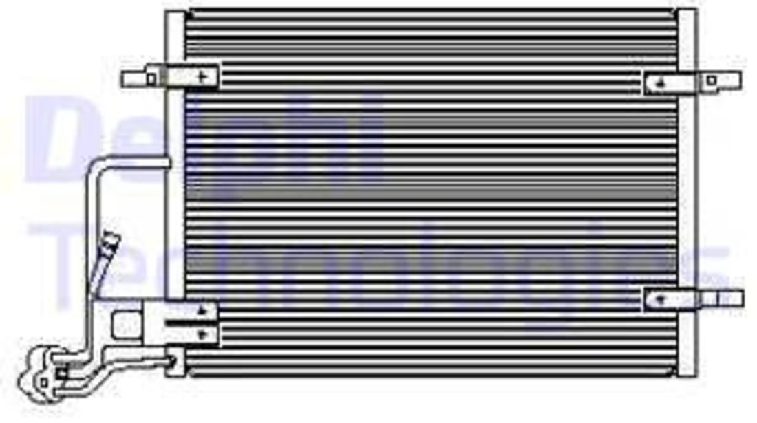 Condensator, climatizare (TSP0225453 DLP) SKODA,VW