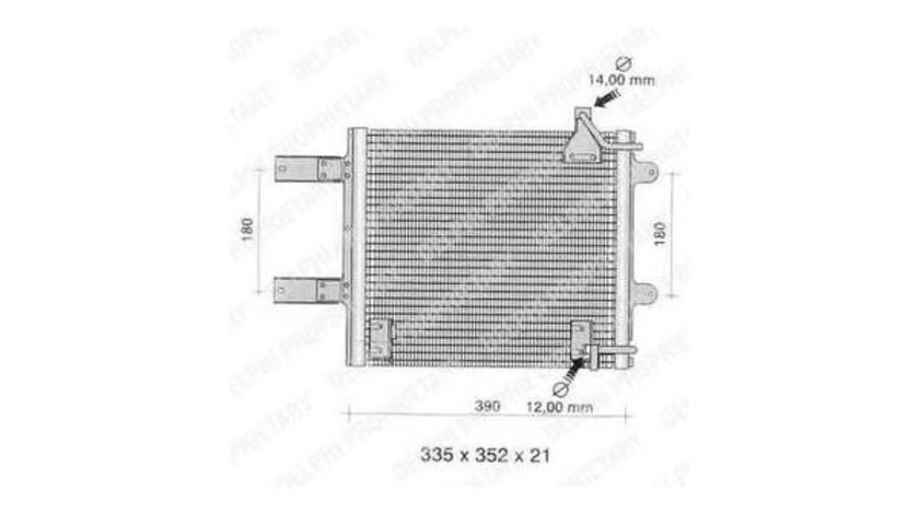 Condensator, climatizare Volkswagen VW POLO (6N2) 1999-2001 #2 042001N