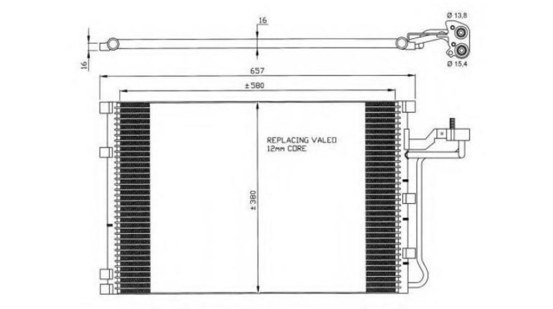 Condensator, climatizare Volvo C30 2006-2012 #2 08113026