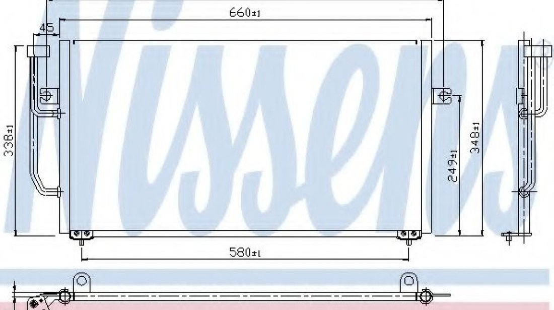 Condensator, climatizare VOLVO V40 Combi (VW) (1995 - 2004) NISSENS 94306 piesa NOUA