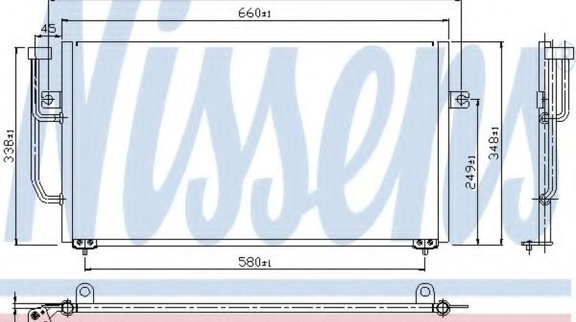 Condensator, climatizare VOLVO V40 Combi (VW) (1995 - 2004) NISSENS 94306 piesa NOUA