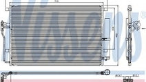 Condensator, climatizare VW CRAFTER 30-50 platou /...