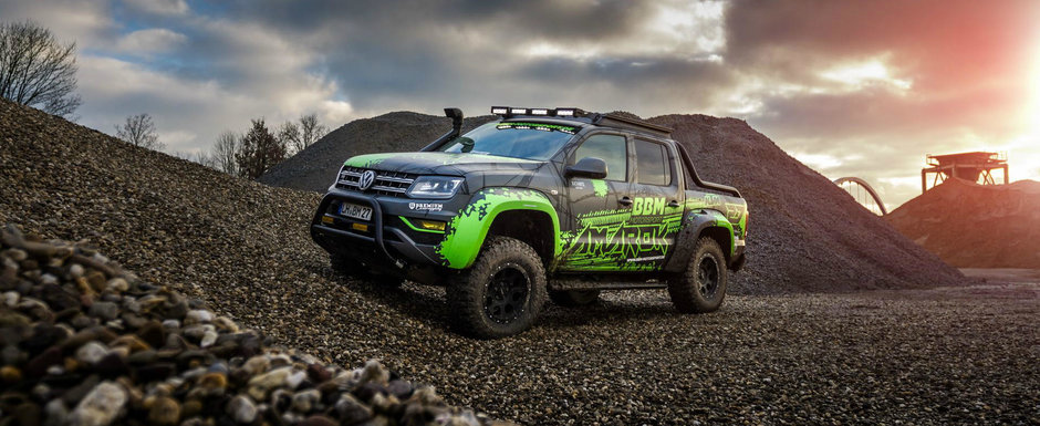 Conduce un Amarok de aproape 80.000 de euro. Un sfert din suma au costat imbunatatirile care-l fac imbatabil in off-road