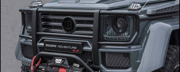 Conduce un G-Class cu punti pe portale pentru care a platit 540.000 de euro. In plus, este tunat de Brabus