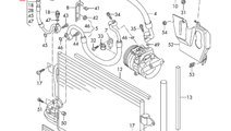 Conducta AC inalta presiune Volkswagen Golf 5 (1K1...